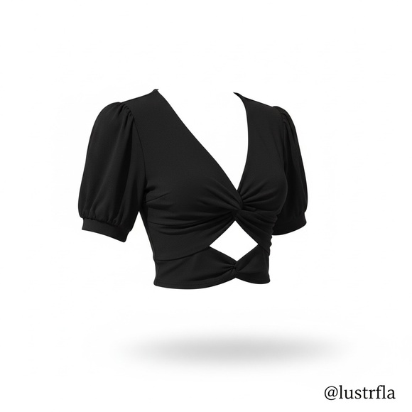 Lani The Label Twisted Front Top Size Medium NWT Bloomingdale’s Exclusive - Picture 2 of 5